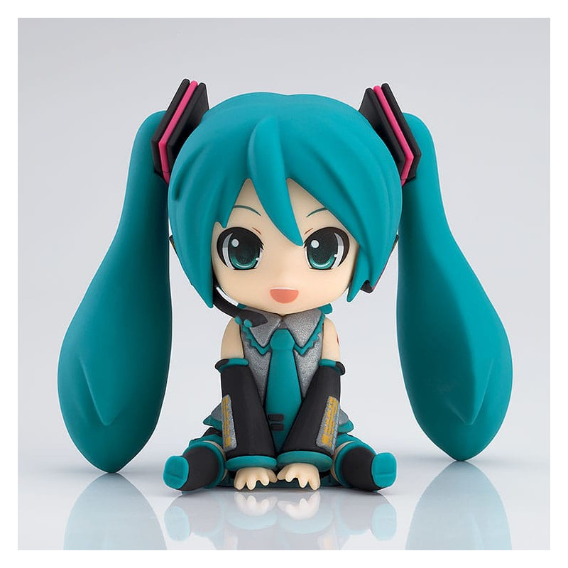 HATSUNE MIKU CHARACTER VOCAL SERIES 01 FIGURINE MINI PIAPRO CHARACTERS RUBBER MASCOT NENDOROID 8 CM