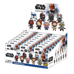 STAR WARS THE CLONE WARS PORTE CLES SAC A DOS 3D SERIES 4