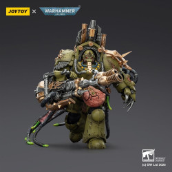 DEATH GUARD LORD OF VIULENCE POWER FIST AND PLAGUE SPEWER WARHAMMER 40K FIGURINE 14 CM