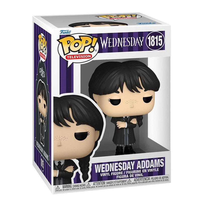 WEDNESDAY LA FAMILLE ADDAMS POP TV VINYL FIGURINE 9 CM