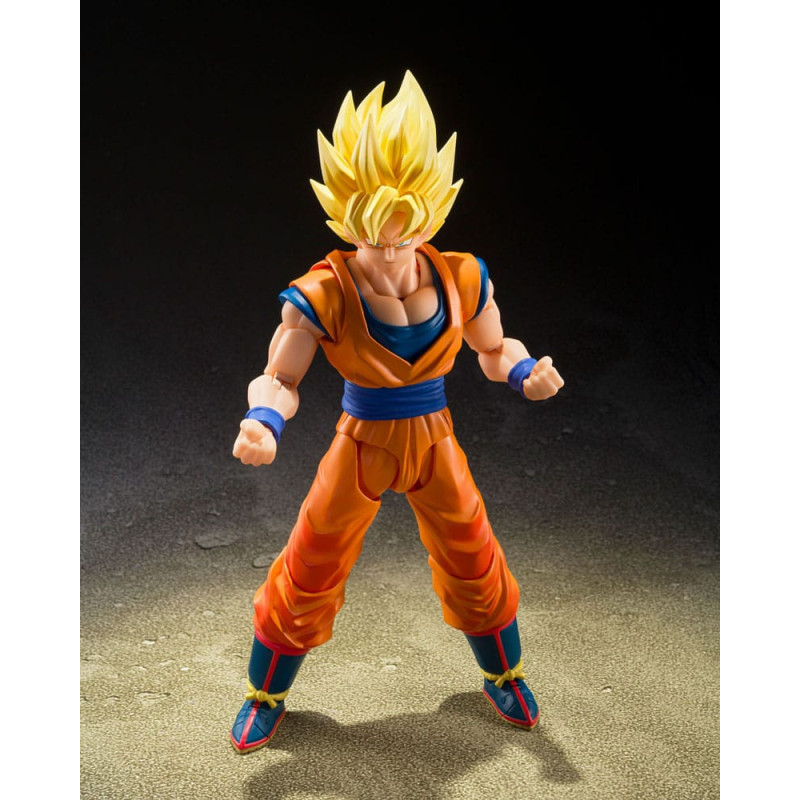 DRAGON BALL SH FIGUARTS SON GOKU SUPER SAYAN GAMES BEGIN 15CM