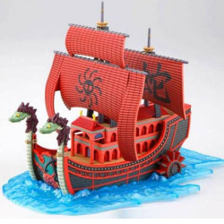 NINE SNAKE PIRATE SHIP MAQUETTE GRAND SHIP COLLECTION ONE PIECE 15 CM