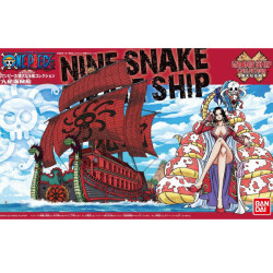 NINE SNAKE PIRATE SHIP MAQUETTE GRAND SHIP COLLECTION ONE PIECE 15 CM