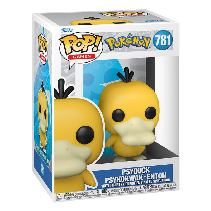 PSYDUCK EMEA POKEMON POP GAMES VINYL FIGURINE 9 CM