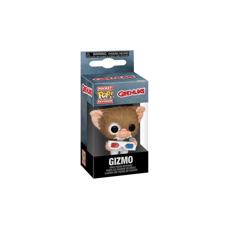 PORTE CLES POCKET POP VINYL GIZMO WITH 3D GLASSES 4 CM