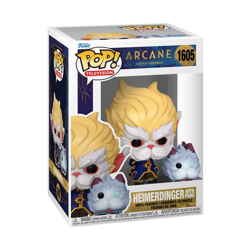 HEIMERDINGER WITH PORO ARCANE LEAGUE OF LEGEND POP VINYL FIGURINE 9 CM