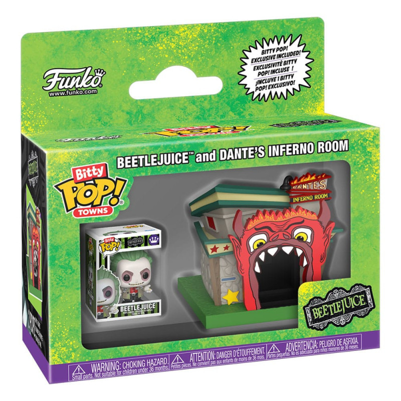 BEETLEJUICE AND DANTE S INFERNO ROOM BITTY POP  TOWNS VINYL FIGURINE 2