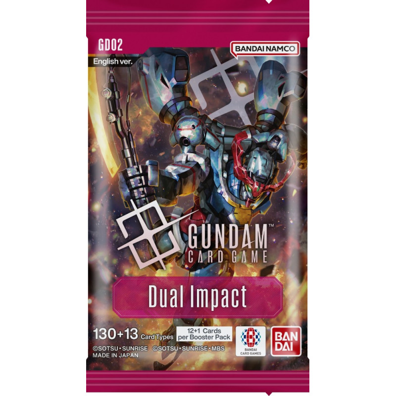 GUNDAM CARD GAME GD02 DUAL IMPACT ENGLISH VER