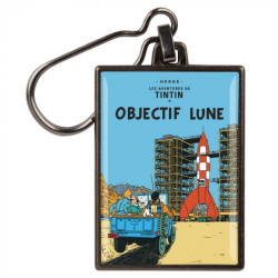 PC METAL OBJECTIF LUNE ALBUM TINTIN 6 CM