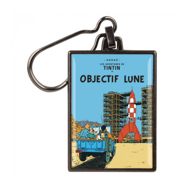 PC METAL OBJECTIF LUNE ALBUM TINTIN 6 CM