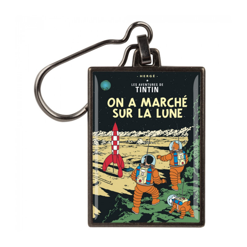 PC METAL ON A MARCHE SUR LA LUNE ALBUM TINTIN 6 CM