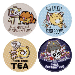 FUZZBALLS PACK 4 SOUS-VERRES
