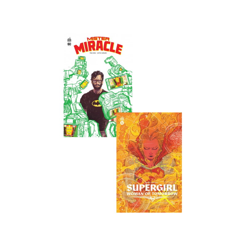 PACK DEDICACE TOM KING, MR MIRACLE & HUMAN TARGET (VF)