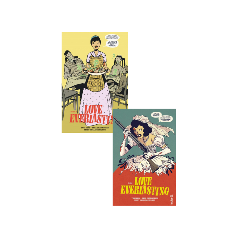 PACK DEDICACE TOM KING, LOVE EVERLASTING T1 & T2 (VF)