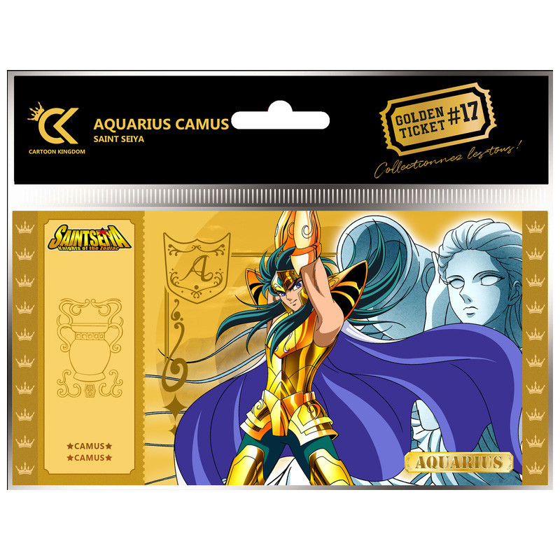CAMUS AQUARIUS SAINT SEIYA GOLDEN TICKET