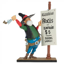 FIGURINE LE JUGE ROY BEAN DE LUCKY LUKE