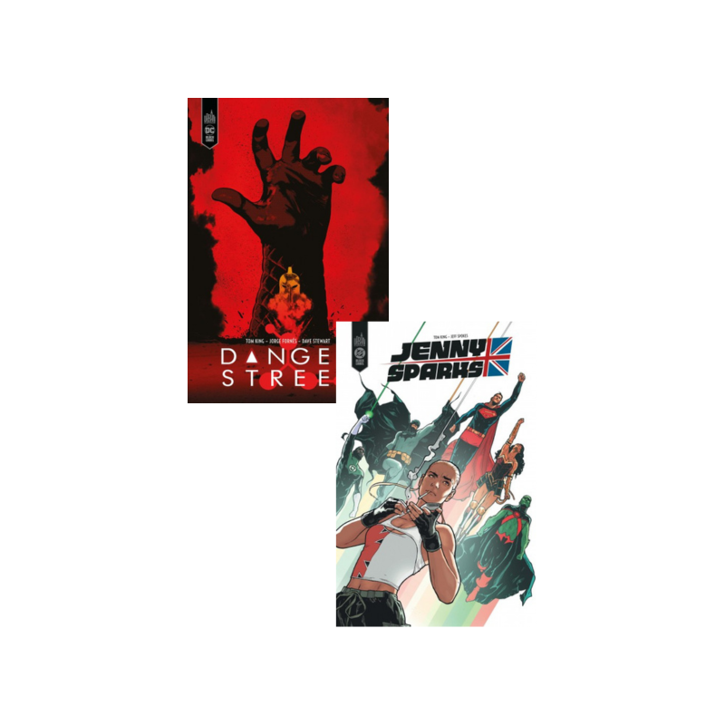 PACK DEDICACE TOM KING, DANGER STREET & JENNY SPARKS (VF)