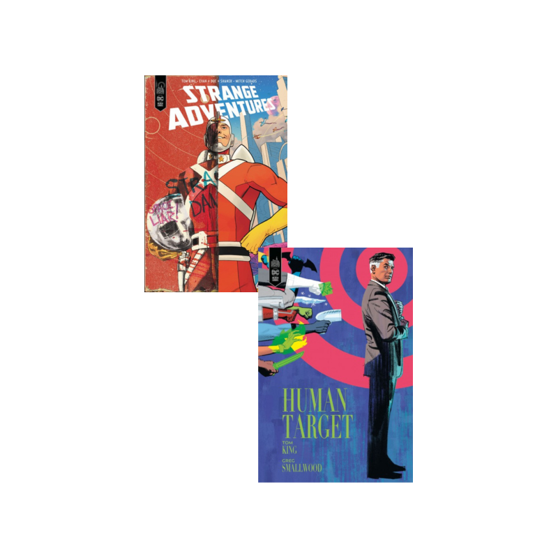 PACK DEDICACE TOM KING, HUMAN TARGET & STRANGE ADVENTURES (VF)