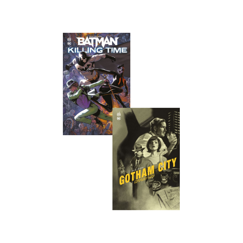 PACK DEDICACE TOM KING, BATMAN KILLING TIME & GOTHAM CITY (VF)
