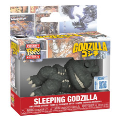 GODZILLA PORTE CLES POCKET POP SLEEPING GODZILLA 4 CM