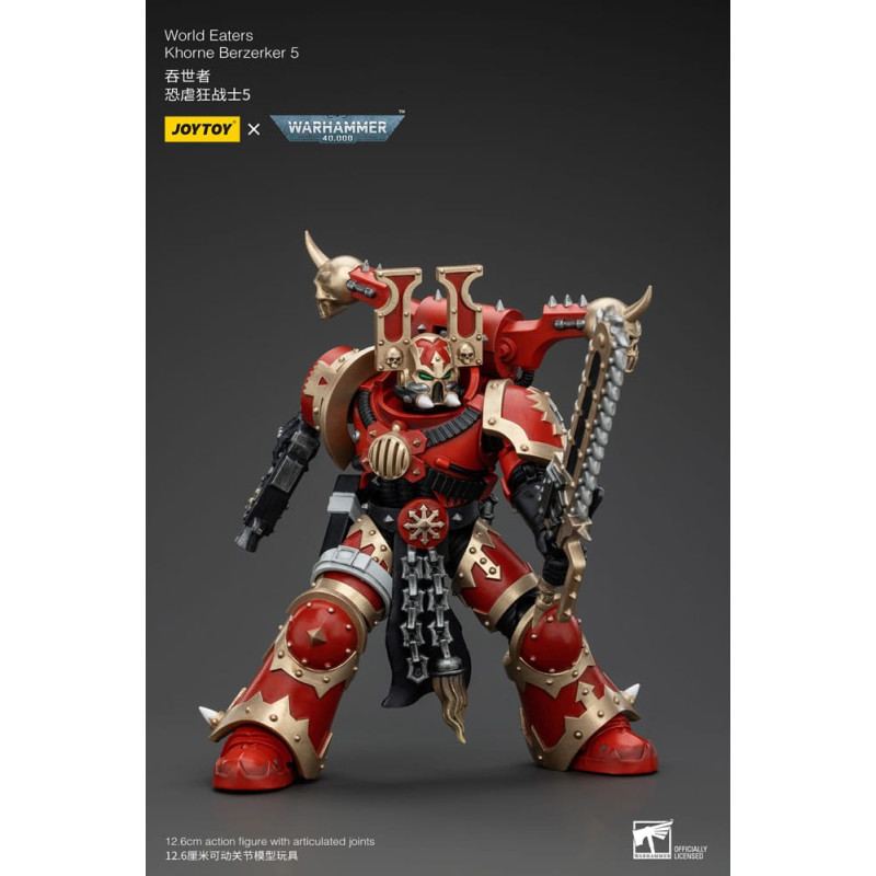 WARHAMMER 40K WORLD EATERS KHORNE BERZERKER 1 13 CM