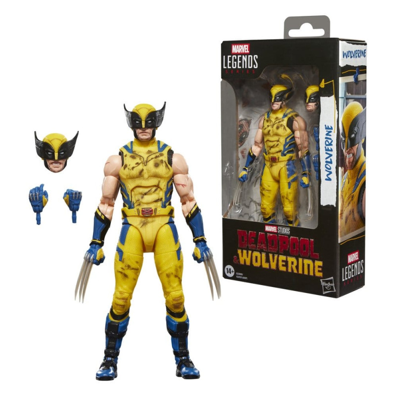 DEADPOOL AND WOLVERINE MARVELK LEGENDS FIGURINE WOLVERINE 15 CM