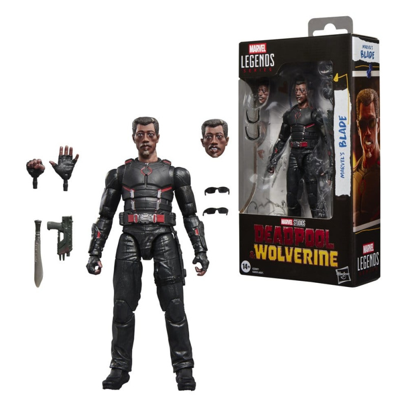 BLADE DEADPOOL AND WOLVERINE MARVELK LEGENDS FIGURINE 15 CM