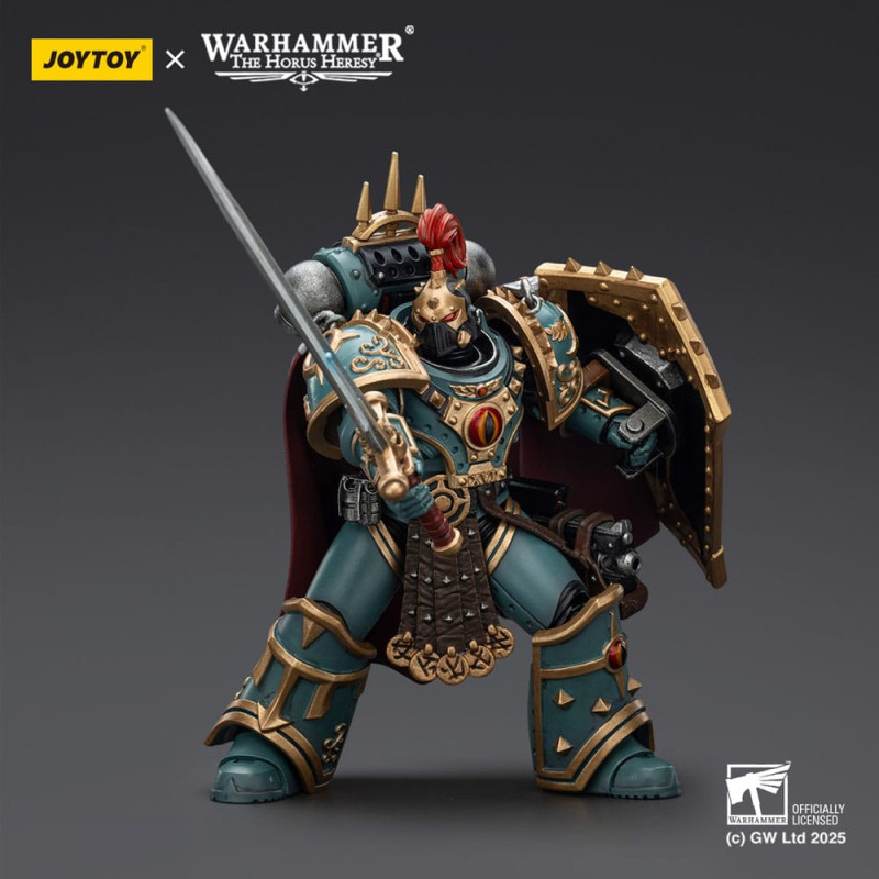 LITTLE HORUS AXIMAND CAPTAIN OF THE 5TH COMPANY WARHAMMER HORUS HERESY FIGURINE 15CM
