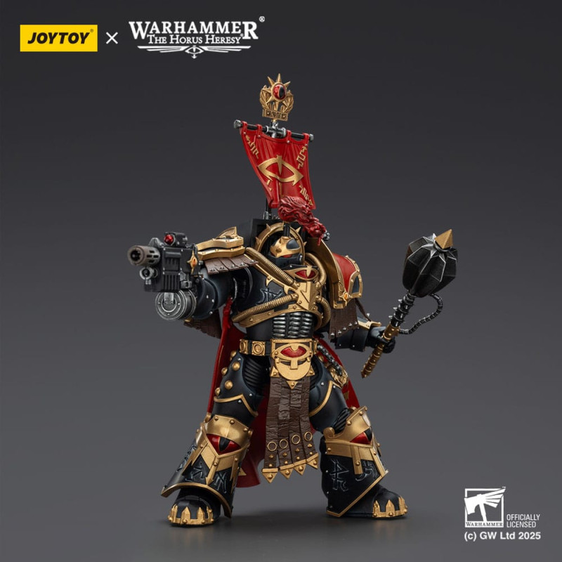 CATAPHRACTII PRAETOR COMBI MELTA POWER MAUL SONS OF HORUS WARHAMMER HORUS HERESY FIGURINE 14 CM
