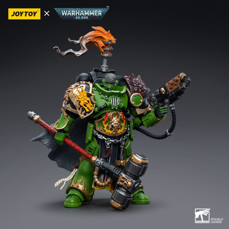 SDALAMANDERS CAPTAIN ADRAX AGATONE WARHAMMER 40K FIGURINE 12 CM