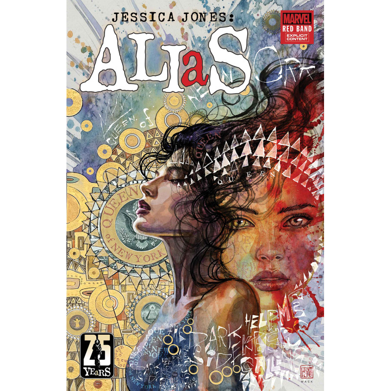 ALIAS: RED BAND 1 CVR A DAVID MACK POLYBAGGED
