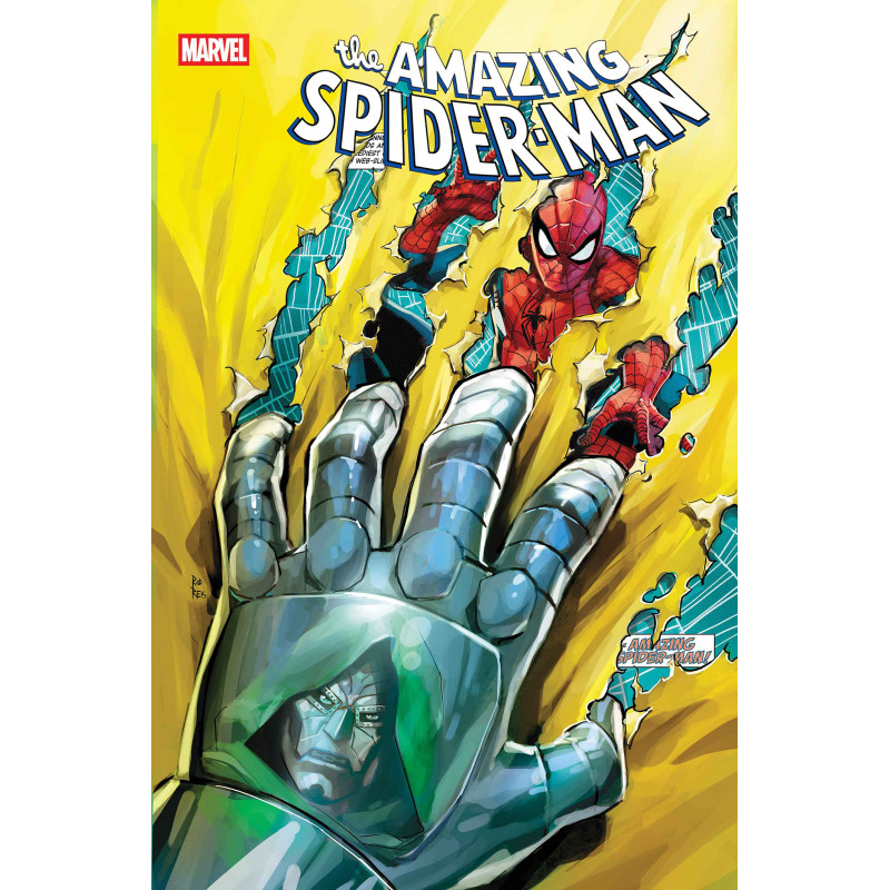 AMAZING SPIDER-MAN 24 CVR C ROD REIS DOOM HOMAGE VAR DS