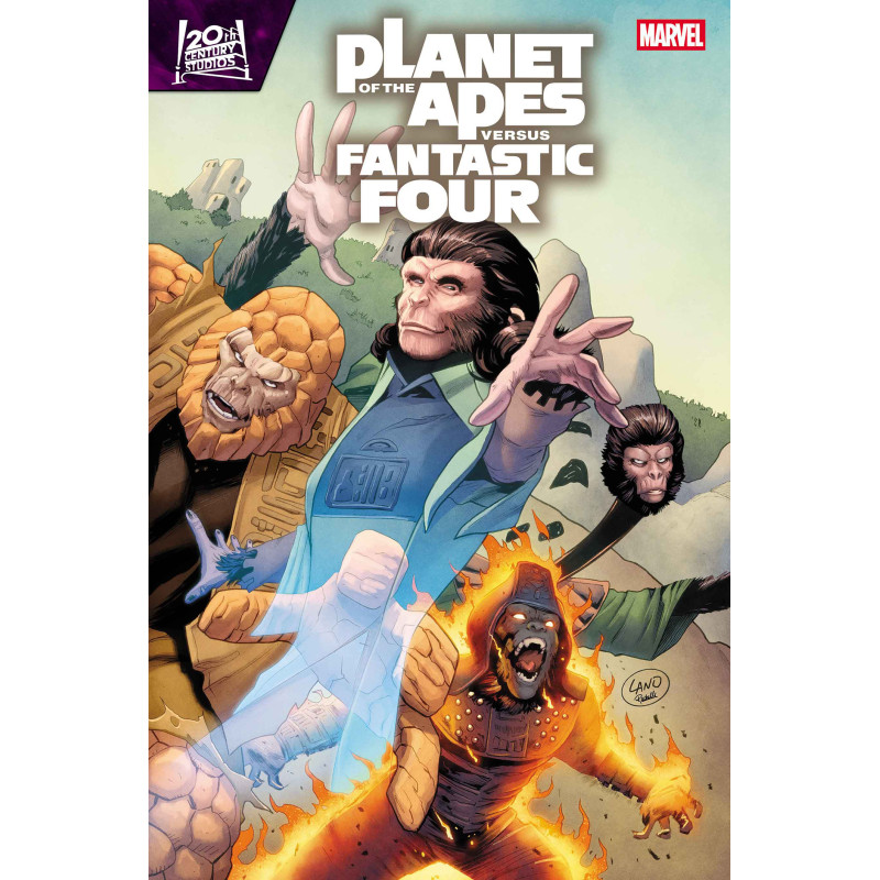 PLANET OF THE APES VS. FANTASTIC FOUR 2 CVR A GREG LAND