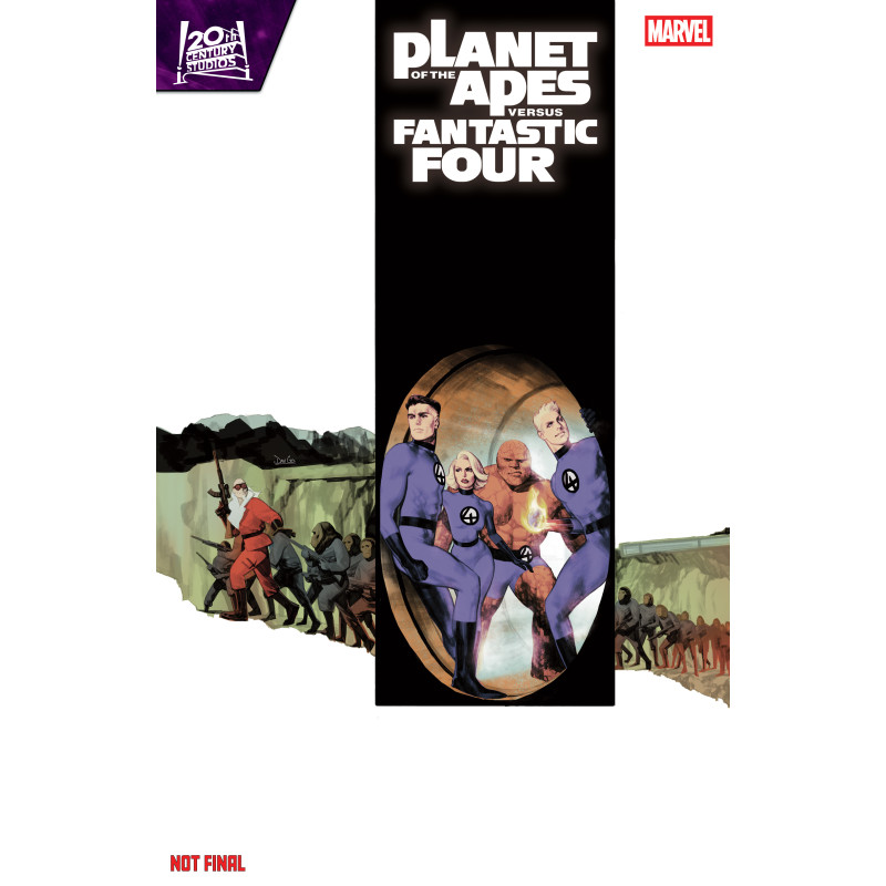 PLANET OF THE APES VS. FANTASTIC FOUR 2 CVR C DAVI GO MOVIE HOMAGE VAR