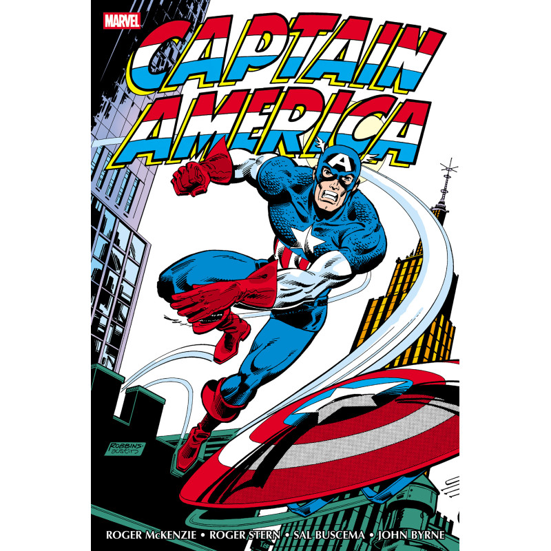 CAPTAIN AMERICA OMNIBUS HC VOL 05 CVR A FRANK ROBBINS COVER