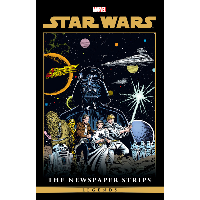 STAR WARS LEGENDS: THE NEWSPAPER STRIPS HC OMNIBUS CVR A AL WILLIAMSON EARLY ADVENTURES COVER