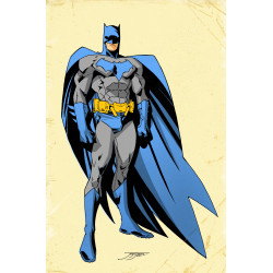 BATMAN 7 CVR H JORGE JIMENEZ CORNER BOX SPOT FOIL VAR