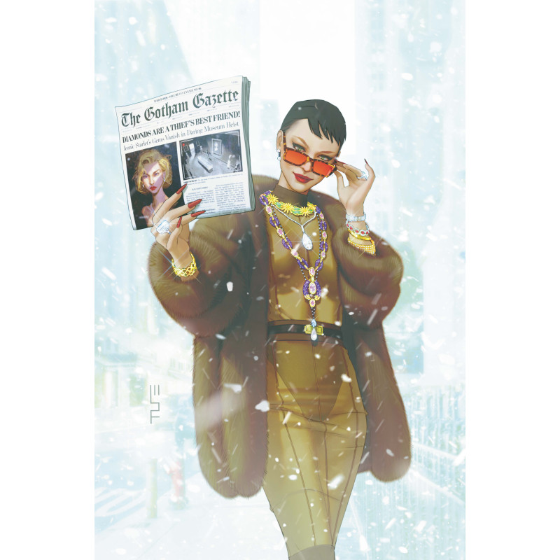 CATWOMAN 85 CVR D W SCOTT FORBES CARD STOCK VAR