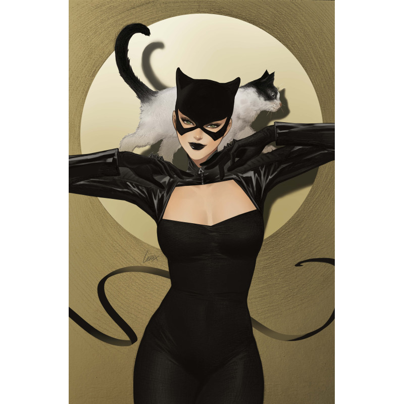 CATWOMAN 85 CVR E LESLEY LEIRIX LI WOMENS HISTORY MONTH CARD STOCK VAR