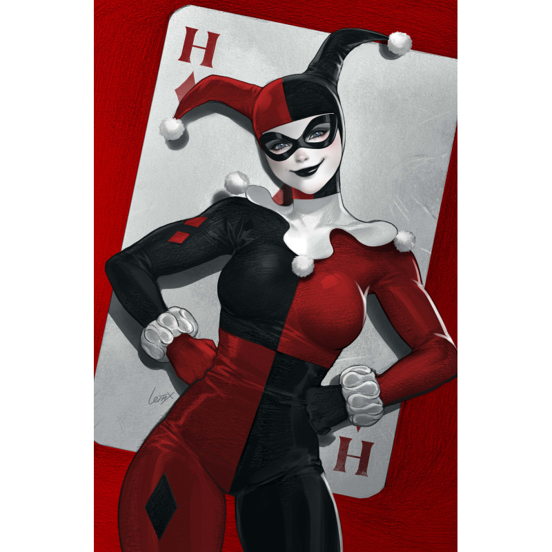 HARLEY QUINN 60 CVR E LESLEY LEIRIX LI WOMENS HISTORY MONTH CARD STOCK VAR