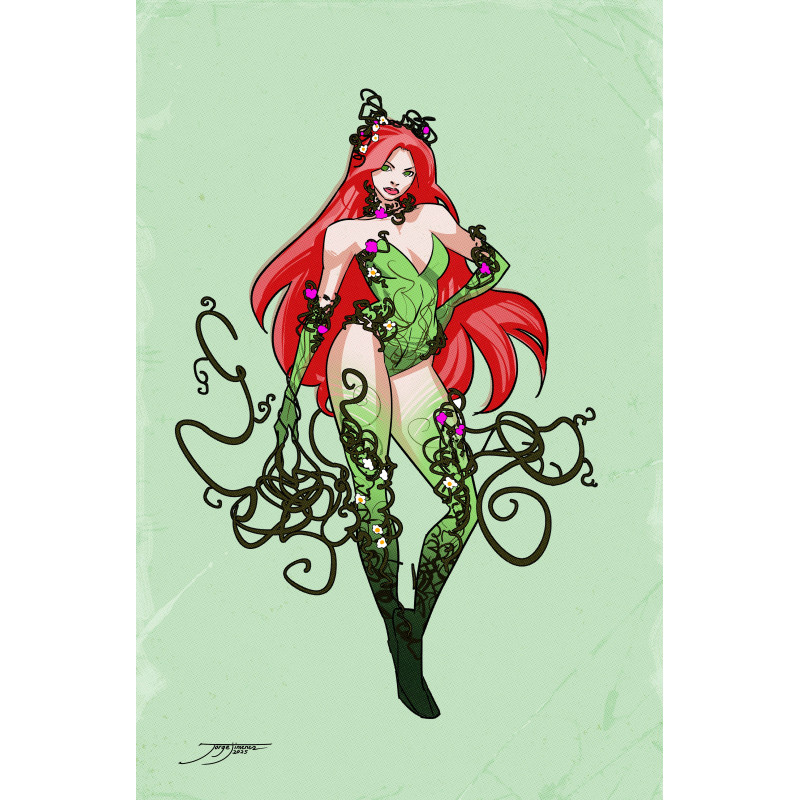 POISON IVY 42 CVR G JORGE JIMENEZ CORNER BOX SPOT FOIL VAR
