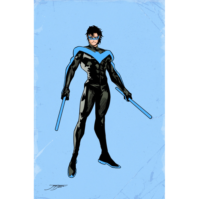 NIGHTWING 136 CVR E JORGE JIMENEZ CORNER BOX SPOT FOIL VAR