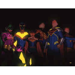 SUPERMAN 36 CVR D TAURIN CLARKE WRAPAROUND CARD STOCK VAR