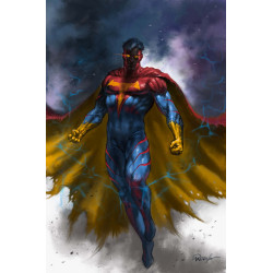 SUPERMAN UNLIMITED 11 CVR D LUCIO PARRILLO CARD STOCK VAR