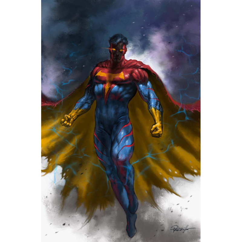 SUPERMAN UNLIMITED 11 CVR D LUCIO PARRILLO CARD STOCK VAR