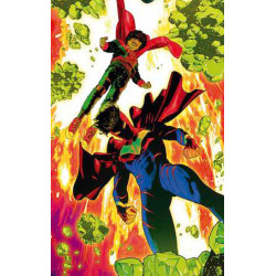 SUPERMAN UNLIMITED 11 CVR G ACO REIGN OF THE SUPERBOYS CONNECTING CARD STOCK VAR