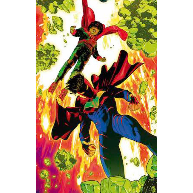 SUPERMAN UNLIMITED 11 CVR G ACO REIGN OF THE SUPERBOYS CONNECTING CARD STOCK VAR