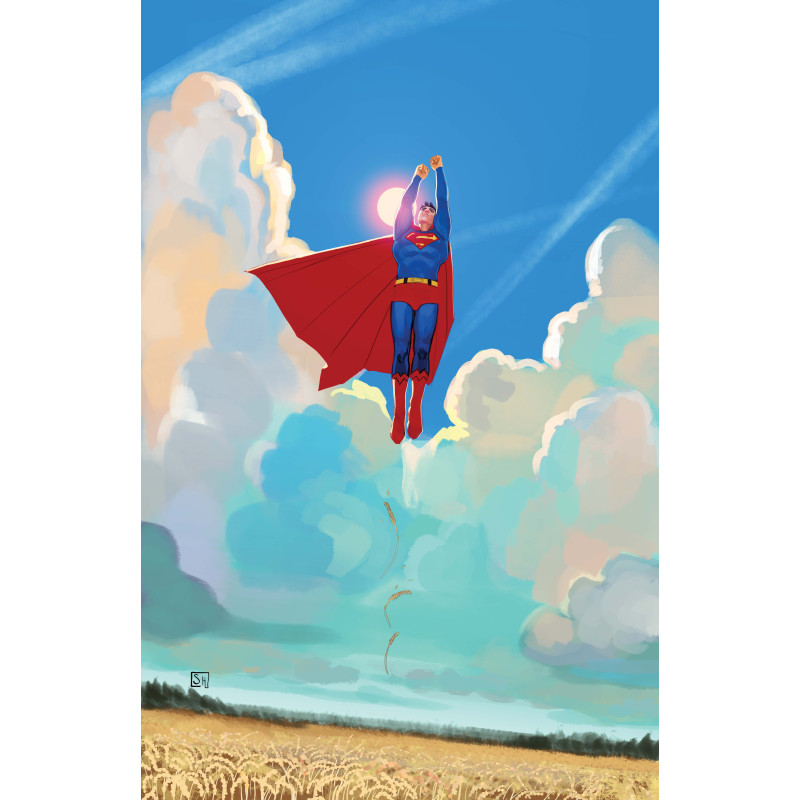 ADVENTURES OF SUPERMAN BOOK OF EL 7 (OF 12) CVR B STEPHANIE HANS CARD STOCK VAR