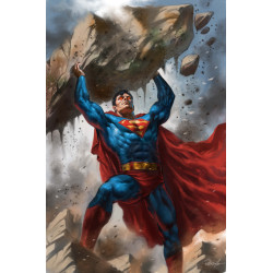 ADVENTURES OF SUPERMAN BOOK OF EL 7 (OF 12) CVR C LUCIO PARRILLO CARD STOCK VAR