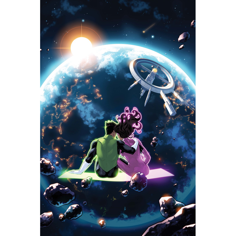 JUSTICE LEAGUE UNLIMITED 17 CVR E STEPHEN BYRNE CARD STOCK VAR